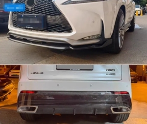 Runde Upgrade ART Auto Part para <span class=keywords><strong>Lexus</strong></span> <span class=keywords><strong>NX</strong></span> 15-17 Kit de carrocería de alta calidad alerón delantero difusor trasero rueda ceja Material ABS - Product Image 5