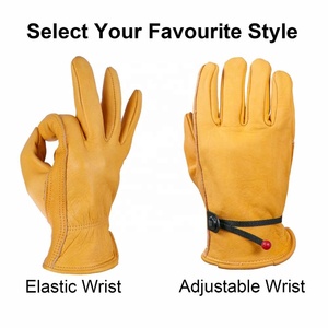 Gants de conduite en peau de mouton personnalisés de haute qualité Protection contre le froid Gants de travail robustes Mitaines de travail en cuir Gants de mécanicien - Product Image 3