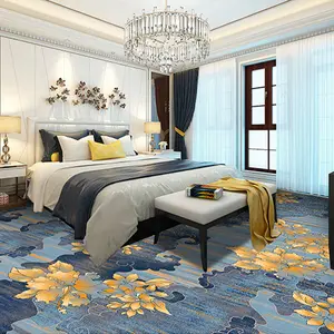 高品质80% 新西兰羊毛Axminster地毯耐火酒店客房客厅墙到墙地毯