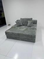 Minimalistisches Europäisches Samt-Einzelsitzsofa-Set Kompaktes Design für Apartments Sektionaler Stil