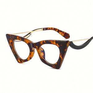 Gafas de Sol Transparentes con Marco Pequeño Retro de Moda 2022 para Mujer, Gafas Ópticas con Protección Anti Luz Azul - Product Image 6