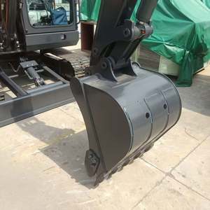 Mini-pelleuse compacte Develon DX60D 6 tonnes, rotation zéro, moteur Yanmar Stage V, prête à l'emploi pour la construction urbaine - Product Image 5