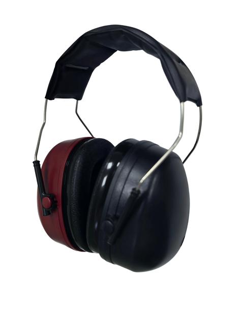 Red and Blue Soundproof Earmuffs