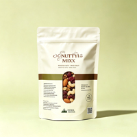 Groothandel op maat gemaakte koffieverpakkingen, staande pouches met ziplock sluiting, hersluitbaar, voor gemalen koffiepoeder en voedselverpakkingen