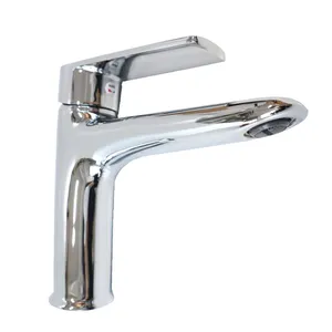 brass wash basin faucet mixer parts with flosser washer on the counter for hotel washroom basin faucet mixer parts