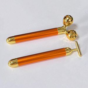 metallic skin tightening beauty tools 3D <b>Roller</b> Facial Massager for for Face Neck and Body - Product Image 4