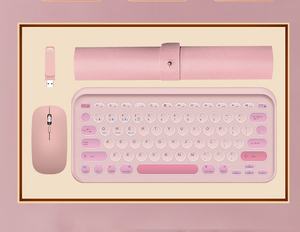 Conjunto de Teclado y Ratón Inalámbricos Bluetooth para Negocios con Logotipo Personalizado para Regalo de Reunión Anual VIP - Product Image 1