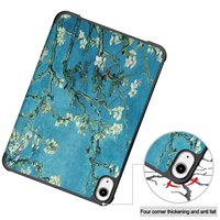 Étui de protection robuste en cuir PC avec fonction veille/réveil automatique et design personnalisé pour iPad Mini