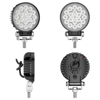 Lampe de travail LED DXZ H-37Y-19 4 pouces 3030 19W à faisceau large 9-36V IP68 étanche pour tout-terrain/SUV, garantie 2 ans, rénovation/amélioration