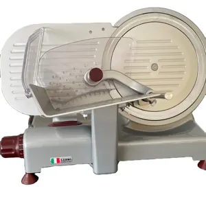 Nouveau produit viande ménage trancheuse 250 Mm italien luxe professionnel lame et moteur pour couper les légumes au fromage coupé à froid