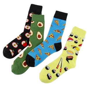 Venta caliente personalizado divertido manzana aguacate <span class=keywords><strong>Pizza</strong></span> Sushi comida algodón equipo <span class=keywords><strong>Calcetines</strong></span> - Product Image 1