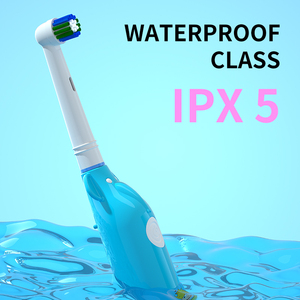 Sikat gigi anak kartun Oem, sikat gigi anak pemutih portabel bertenaga baterai dapat diganti kepala perawatan mulut <span class=keywords><strong>B</strong></span> - Product Image 3