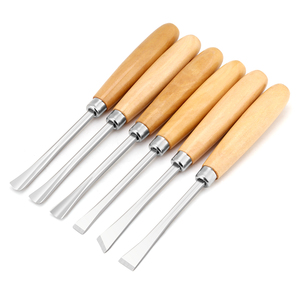 Bộ Đục Cầm Tay Chạm Khắc Gỗ 6 Cái, Dụng Cụ Điêu Khắc Gỗ Tự Làm, Đục Gỗ, Dụng Cụ Cầm Tay Làm Mộc - Product Image 1