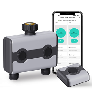 Precio al por mayor, sistema de riego de jardín inteligente automático con <span class=keywords><strong>Wifi</strong></span>, controlador de temporizador de punto de lluvia, temporizador de riego para uso doméstico - Product Image 1