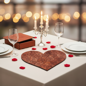 Hot Sale Custom Valentine's <b>Day</b> Engagement Wedding Gift Wooden Heart <b>Puzzle</b> New 20 Reasons to Love You - Product Image 1