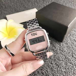 <span class=keywords><strong>Reloj</strong></span> cuadrado estilo retro para <span class=keywords><strong>mujer</strong></span>, correa de acero simple, <span class=keywords><strong>reloj</strong></span> de cuarzo - Product Image 3
