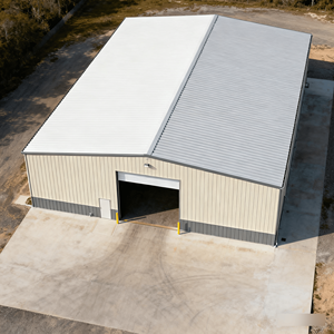 Edificios industriales de estructura de acero prefabricada de rejilla de gran envergadura de alta resistencia de Instalación rápida para corte de soldadura de taller de almacén - Product Image 4