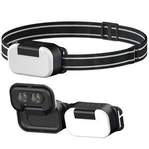 Lampe frontale COB rechargeable 1000 mAh LED à double faisceau pour exploration en extérieur avec charge Type C - Product Image 1