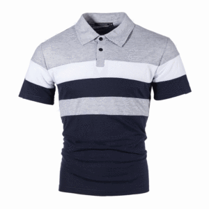 Nuova Collezione: Polo da Uomo Personalizzata S-8XL, Estiva Casual a Maniche Corte con Tre Colori Abbinati - Product Image 3