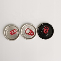 Vente en gros de couvercles en aluminium pour canettes de bière, de boissons gazeuses et de sodas, de qualité alimentaire, faciles à ouvrir, avec anneau de traction, SOT EOE 200 202