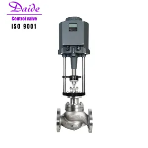ZDLP-16K DN50 PN16 CF8 Stainless Steel High Temperature Steam 220VAC 4-20mA Single Seated 2-way Daide Electric Control Valve