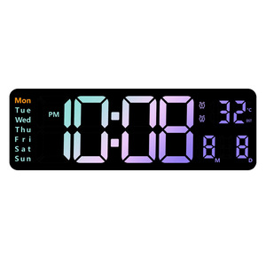 Reloj Minimalista de Pared y Mesa para Sala de Estar con Letra Grande, Reloj Electrónico, Múltiples Alarmas y Multifunciones - Product Image 6