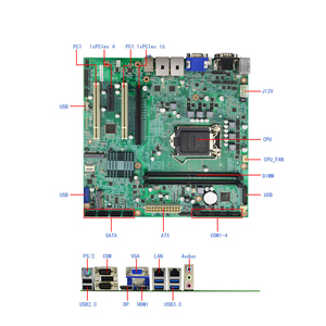 เมนบอร์ด Mini-ATX รุ่นใหม่ EMMB-1591 รองรับ CPU เจนเนอเรชั่น 8/9 ซ็อกเก็ต LGA 1151 รองรับ DDR4 แบบดูอัลแชนแนล หน่วยความจำ 32GB เมนบอร์ดสำหรับเซิร์ฟเวอร์และอุตสาหกรรม - Product Image 2