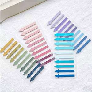 Cute Colorful Arrow Shaped Transparent Self-Adhesive Customizable <b>Sticky</b> <b>Notes</b> Writable Page Markers Index Tabs Book Reading - Product Image 4