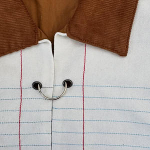 Chaqueta de Diseñador Privado, Estilo Hip Hop, con Logotipo Frontal, Cortavientos, Gráfica a Rayas, Hombros Caídos, Corte Recto, Manga Acampanada - Product Image 6