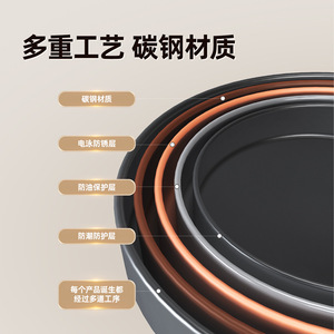 Rotating Spice Rack Multi Functional Kitchen Countertop Storage Box For Oil Salt Soy <b>Sauce</b> Vinegar Condiments With Plastic Lid - Product Image 3
