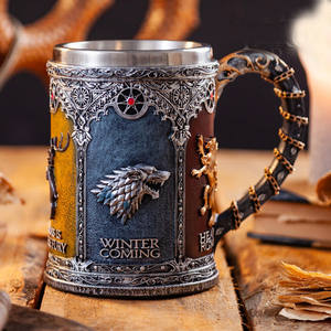 Taza <span class=keywords><strong>de</strong></span> Vino Creativa con Diseño <span class=keywords><strong>de</strong></span> <span class=keywords><strong>Juego</strong></span> <span class=keywords><strong>de</strong></span> <span class=keywords><strong>Tronos</strong></span>, Taza <span class=keywords><strong>de</strong></span> Cerveza con Relieve, Taza <span class=keywords><strong>de</strong></span> Whisky <span class=keywords><strong>de</strong></span> Gran Capacidad - Product Image 1
