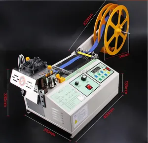 Automatische computer Streifen gurtband heißer balde cutter stoff Schneiden Maschine