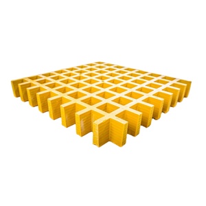 Rejilla de FRP Moldeada, Resistente a la Corrosión, Personalizada, Rejilla de Piso de FRP, Rejilla de Malla Cuadrada para Pasarelas, Venta Directa de Fábrica - Product Image 1