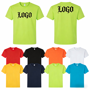 Wholesale Hot Selling Polyester High Quality Stretchy Quick Dry Sports Advertising Activity Custom Promotional Soft Tshirt