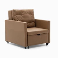 Juego de Sillones Reclinables para Hospital, Diseño Moderno Personalizable, Duraderos, Multifuncionales, Plegables, con Ruedas, Varios Tamaños, Cuero y Metal