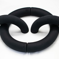 Haltère ergonomique personnalisé en forme de U, mini haltère de 1 kg/2 kg, haltère professionnel en silicone en forme de croissant pour Pilates, yoga, gym à domicile, décoration