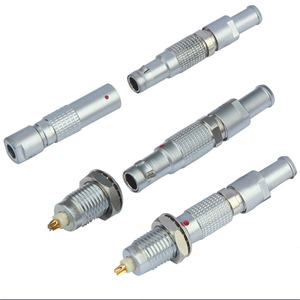 Connecteurs de précision CSP 00B, connecteurs circulaires métalliques push-pull pour l'aviation, boîtier en laiton, contact en laiton - Product Image 2