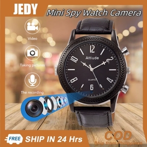 Mini <span class=keywords><strong>cam</strong></span>éra de montre 32 Go, enregistreur vidéo, sécurité, petite <span class=keywords><strong>cam</strong></span>éra CCTV portable, vision nocturne, détection de mouvement, <span class=keywords><strong>cam</strong></span>éra sportive - Product Image 1