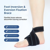 Nouvelle sangle de correction de la voûte plantaire en caoutchouc avec support de compression ajustable pour la cheville, pour la protection du pied tombant