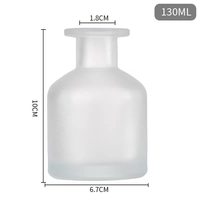 Diffuseur de parfum en verre rose sans BPA de 130 ml avec bâtonnets, étiquette privée, diffuseur d'huiles essentielles pour la maison, garantie de 12 mois