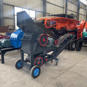 <b>Portable</b> Glass Stone Hammer Crusher with <b>AC</b> Motor Engine-Driven Small Size Recycling Machine for Glass Bottle to Sand Conversion - Product Image 1
