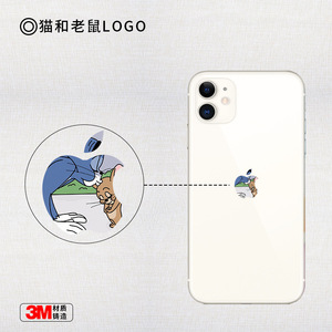 Autocollant logo Detective Conan pour iPhone MacBook, transparent en BOPP, auto-adhésif, design mignon, usage promotionnel - Product Image 2