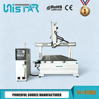 Meilleure machine de gravure CNC 9KW à 4 axes, changeur d'outils automatique ATC pour acrylique, machine de gravure et de sculpture 3D