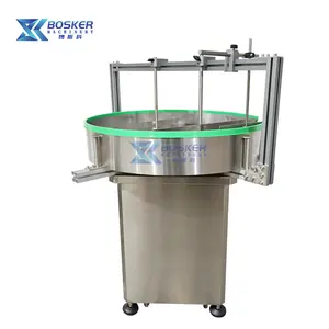 BSK-LP01 turntable automatic bottle feeding machine 800mm 1000mm bottles round table accumulation machine