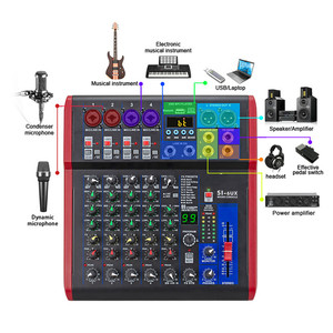 99 Dsp Effect USB Performance palco Audio altoparlante Audio 6 canali Mixer Mixer professionale Mixer Audio - Product Image 2