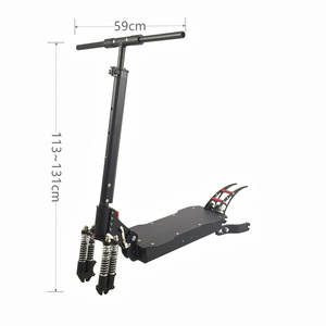 Repuestos para Patinete Eléctrico Plegable, Marco T4 de 10 Pulgadas, Repuestos para Patinete Eléctrico para Adultos, Amortiguación de Resorte, 46*16.5*9cm con Tamaño Abierto de 135mm - Product Image 4