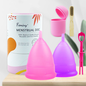 Copa Menstrual pequeña ecológica para mujer, Copa Menstrual Yoni Menstrual de silicona antiderrame - Product Image 1
