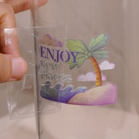 Etiqueta de Transferencia UV 3D Personalizada para Botellas de Vino de Vidrio con Adhesivo, Logotipo de Empresa, Vinilo Impermeable, Impresión de Etiquetas, Varios Usos