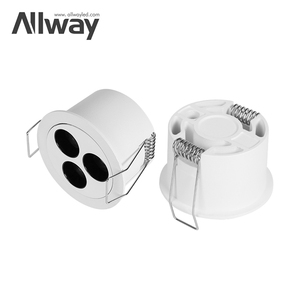 <span class=keywords><strong>Spot</strong></span> lumineux Led circulaire ou <span class=keywords><strong>encastrable</strong></span> pour le <span class=keywords><strong>plafond</strong></span>, avec technologie Cob, éclairage d'<span class=keywords><strong>extérieur</strong></span>, idéal pour un magasin, ou une entrée, 6/12w, 10 unités - Product Image 1