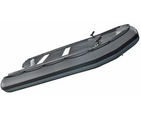 Bateaux pneumatiques rigides de haute qualité en PVC de 1,2 mm, bateaux de pêche avec plancher en aluminium à vendre